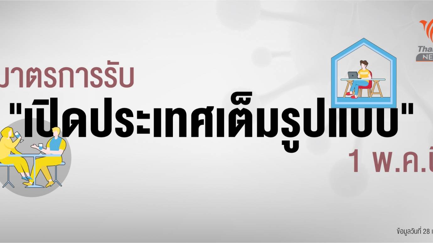 มาตรการรับ "เปิดประเทศเต็มรูปแบบ" 1 พ.ค.65