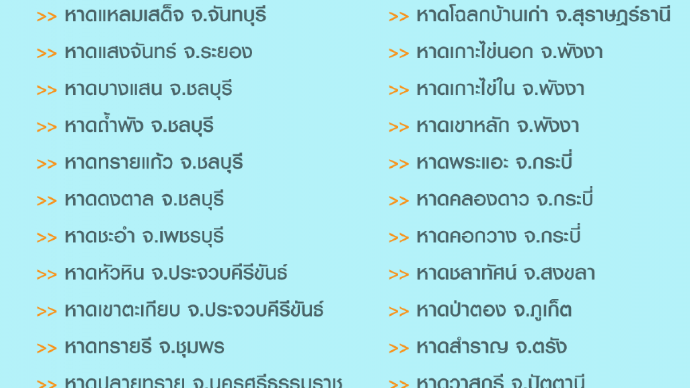 นำร่อง 24 หาด "ห้ามสูบบุหรี่"