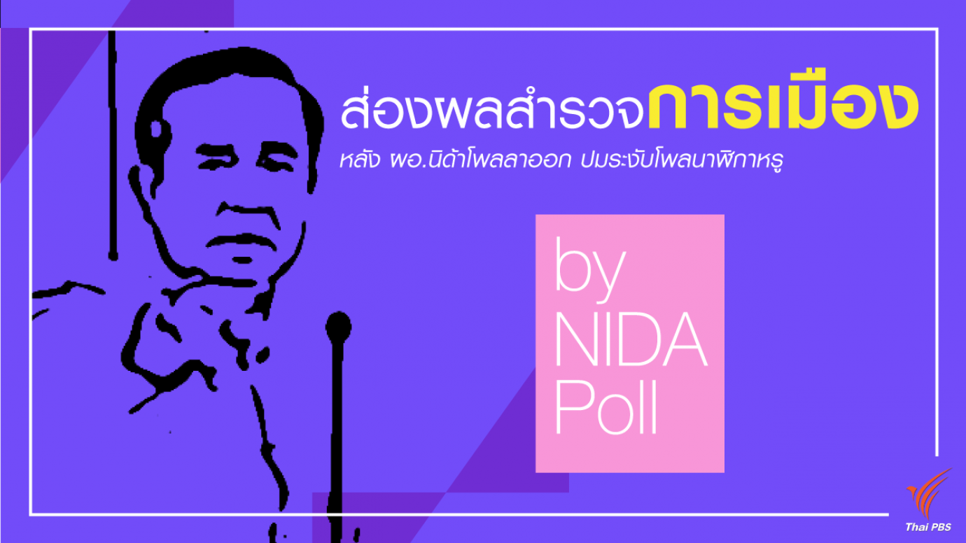 ส่องผลสำรวจการเมืองของ "นิด้าโพล" หลัง ผอ.ลาออกปมโพลนาฬิกาหรู