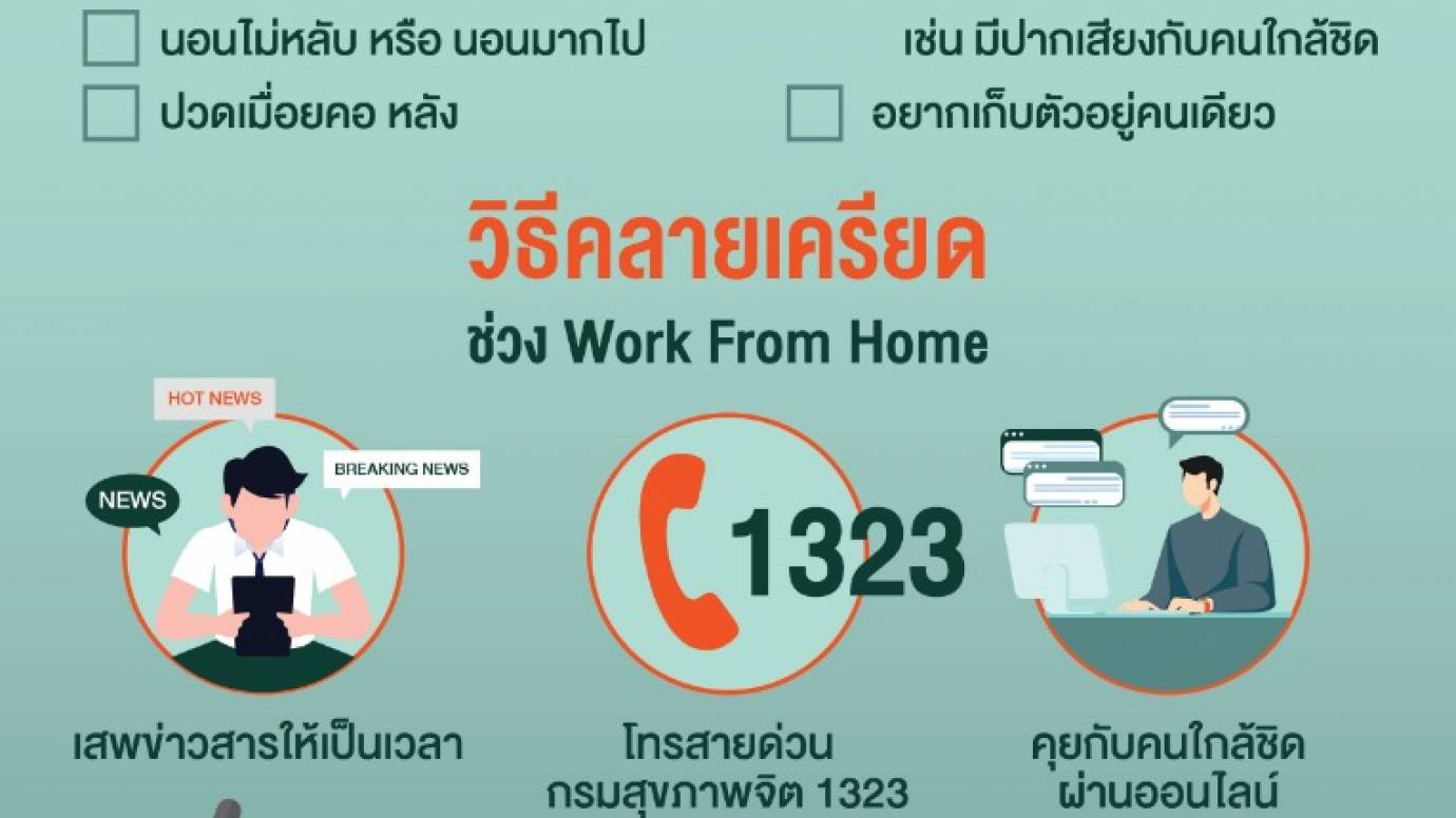 #WorkFromHome คนเดียว คุณกำลังเครียดอยู่หรือเปล่า?