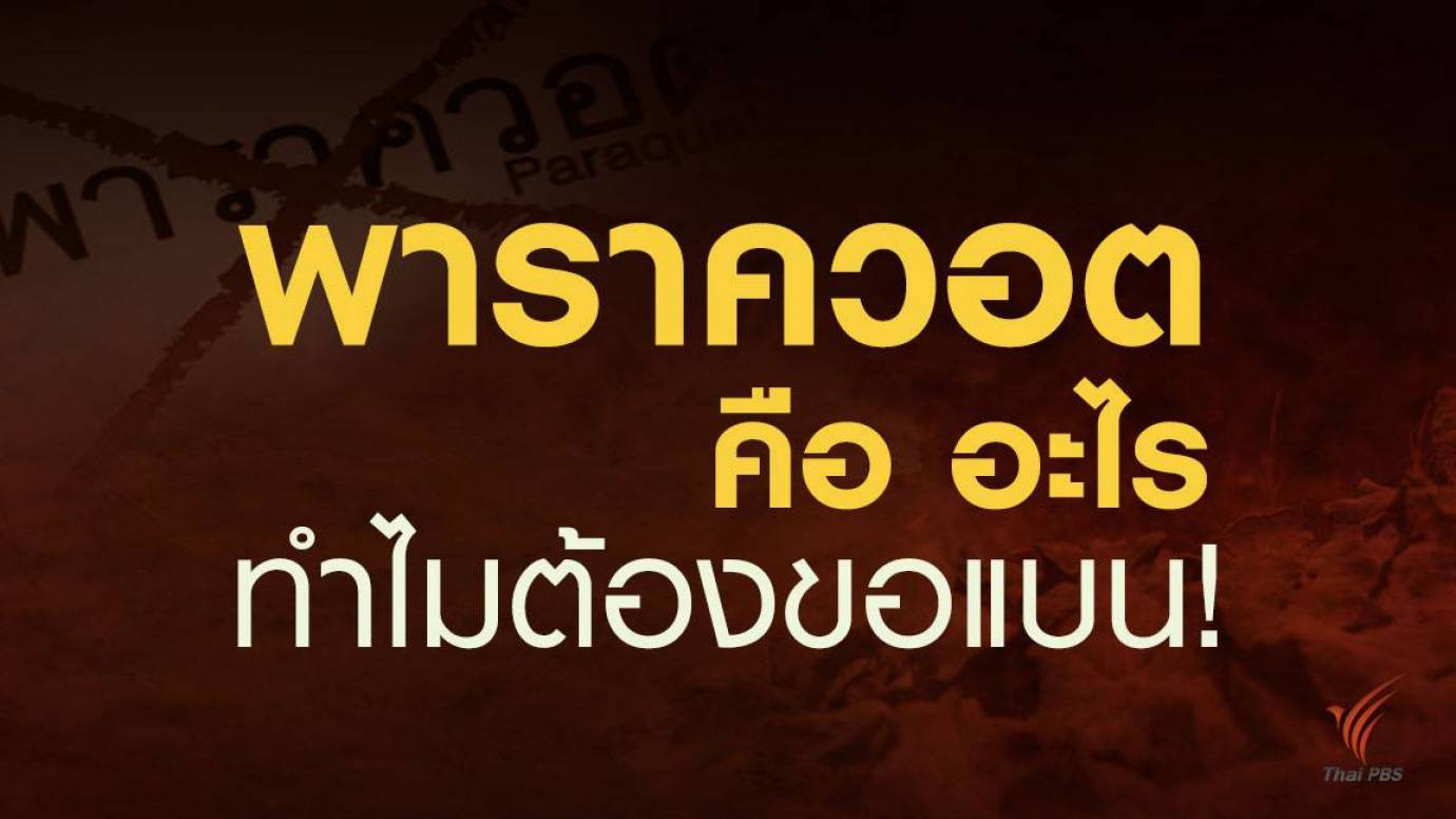 "พาราควอต" คืออะไร ทำไมต้องขอแบน!