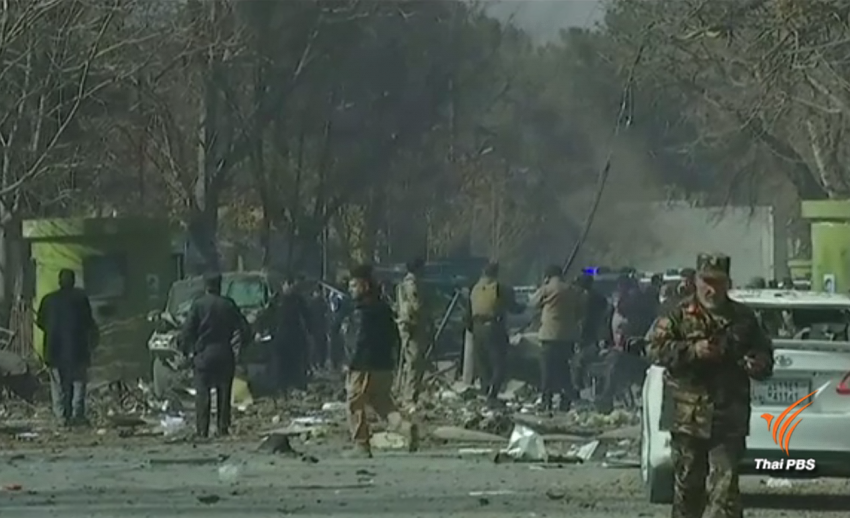 เกิดเหตุระเบิดรถยนต์ในกรุงคาบูล อัฟกานิสถาน เสียชีวิตอย่างน้อย 20 คน 