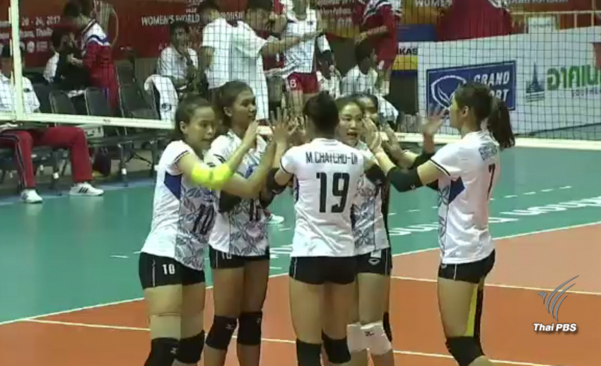 ทีมวอลเลย์บอลหญิงไทย ชนะ เกาหลีเหนือ 3-0 เซต คว้าสิทธิ์ไปแข่งศึกชิงแชมป์โลก 2018