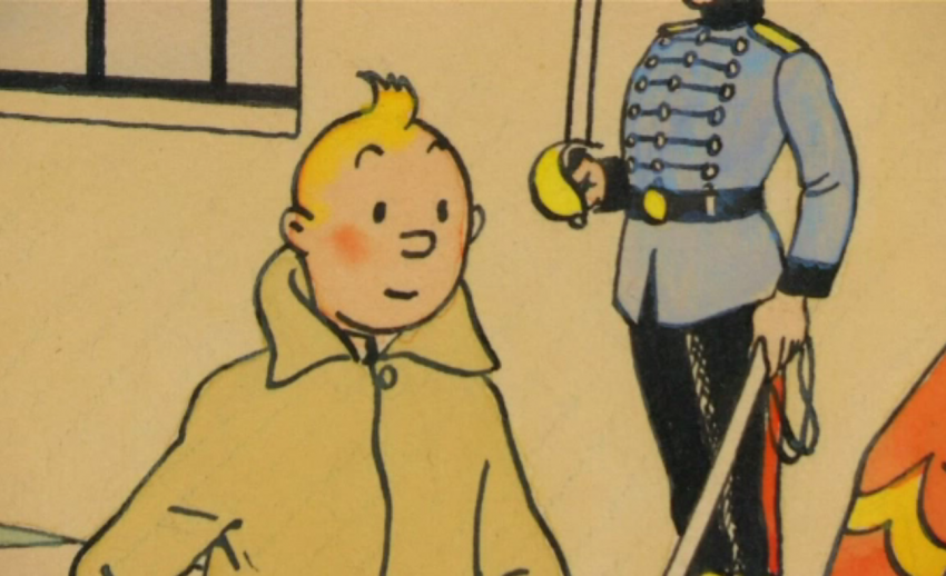 ภาพวาดต้นฉบับการ์ตูน "ตินติน" ถูกประมูลสูงถึง 19 ล้านบาท