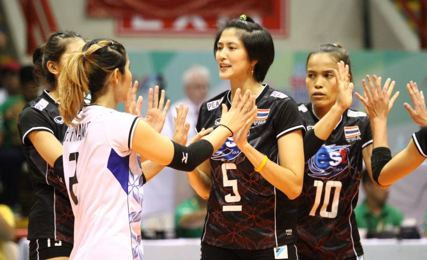 นักตบสาวไทย เอาชนะ จีน 3-2 เซต วอลเลย์บอลหญิงชิงแชมป์เอเชีย