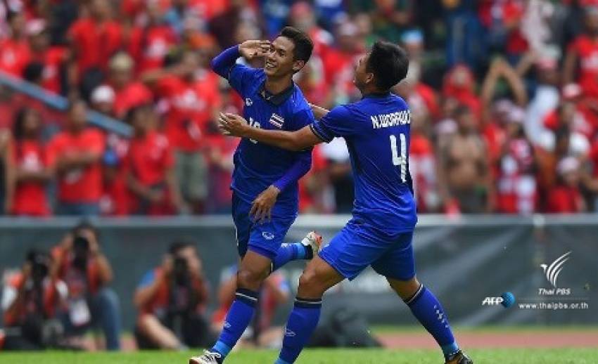 ไทย เสมอ อินโดนีเซีย 1-1 ประเดิมซีเกมส์   