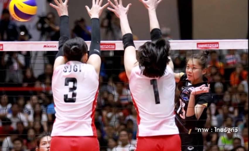 นักตบสาวไทย ชุด ยู-23 แพ้ ญี่ปุ่น 2-3 เซตคว้ารองแชมป์เอเชีย