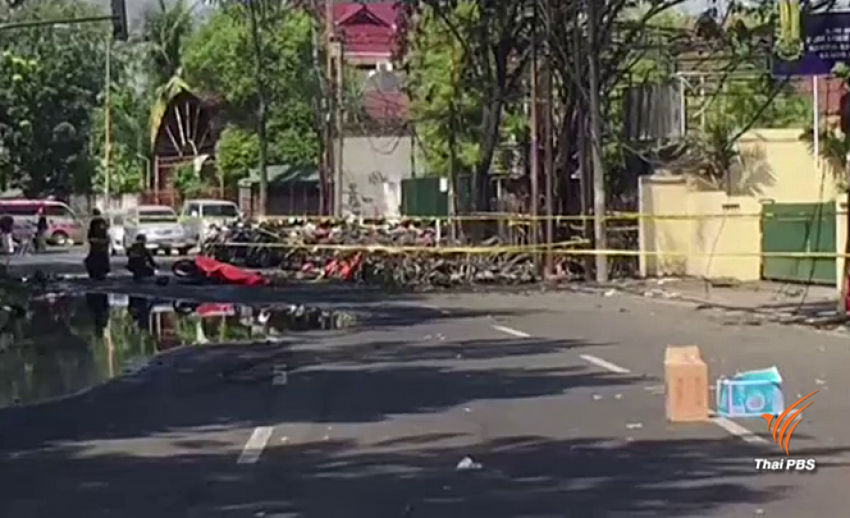 ระเบิด! โบสถ์คริสต์ในอินโดนีเซีย เบื้องต้นเสียชีวิต 8  คน