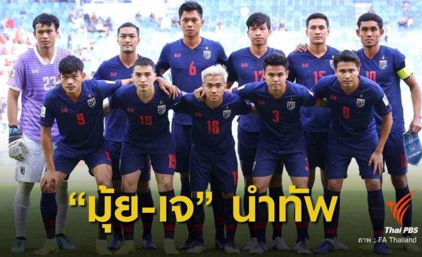 เปิดชื่อ 23 นักเตะทีมชาติไทย สู้ศึก China Cup 2019 