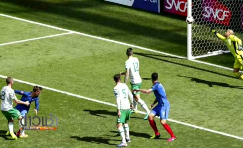 "กรีซมันน์" เหมา 2 ประตู ช่วยฝรั่งเศสพลิกชนะไอร์แลนด์ 2-1 ลิ่ว 8 ทีม