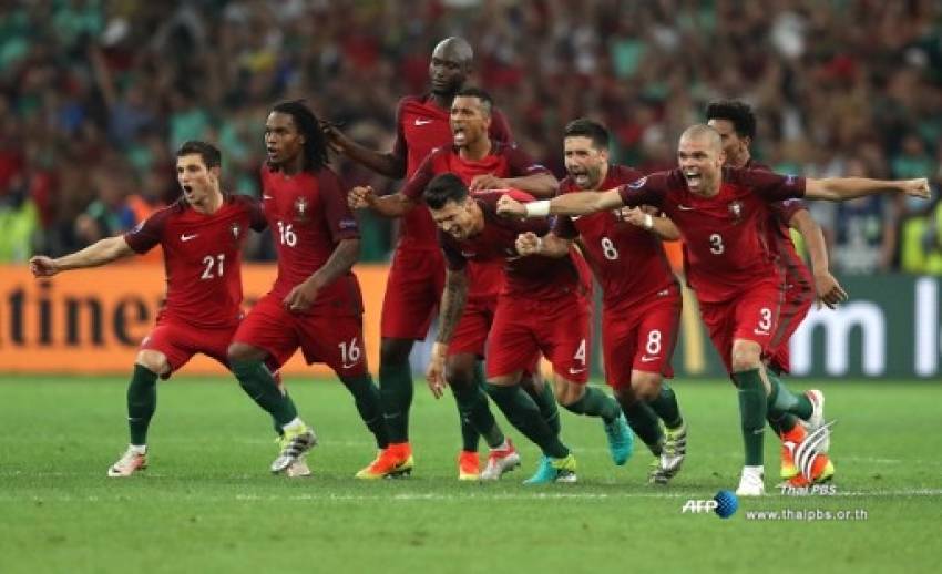 โปรตุเกส ดวลโทษชนะ โปแลนด์ เข้ารอบรองชนะเลิศยูโร 2016 หลังเสมอในเกม 1-1