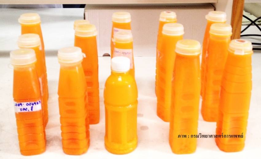 เผยผลตรวจน้ำส้มคั้นบรรจุขวดใน" กทม.-นนทบุรี-สระบุรี" ไม่ผ่านเกณฑ์มาตรฐานทุกตัวอย่าง