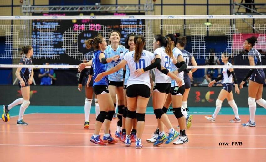 สาวไทยฟอร์มเยี่ยม ชนะ อิตาลี 3-2 เซต ศึกวอลเลย์บอลเวิลด์กรังปรีซ์