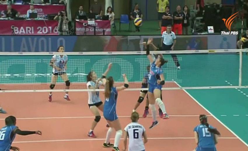 วอลเลย์ฯเวิลด์กรังปรีซ์สนาม 2 "อิตาลี-ไทย" ต้องแข่งขันใหม่หลังไฟฟ้าดับ