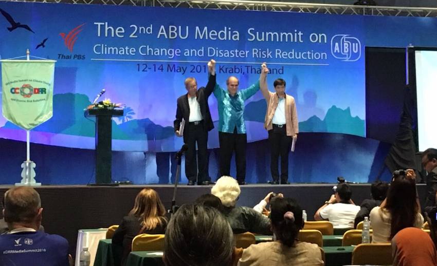ไทยพีบีเอส-ABU ลงนามปฏิญญากระบี่ เน้นบทบาทสื่อให้ข้อมูลข่าวสาร-สถานการณ์ลดสูญเสียภัยพิบัติ