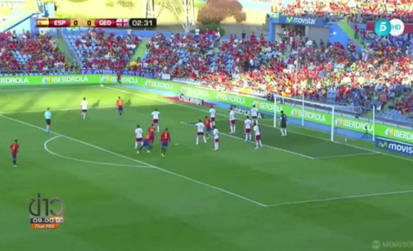 เคลื่อนไหวยูโร 2016 แชมป์เก่า "สเปน" ฟอร์มฝืด อุ่นเครื่องแพ้จอร์เจีย 0-1