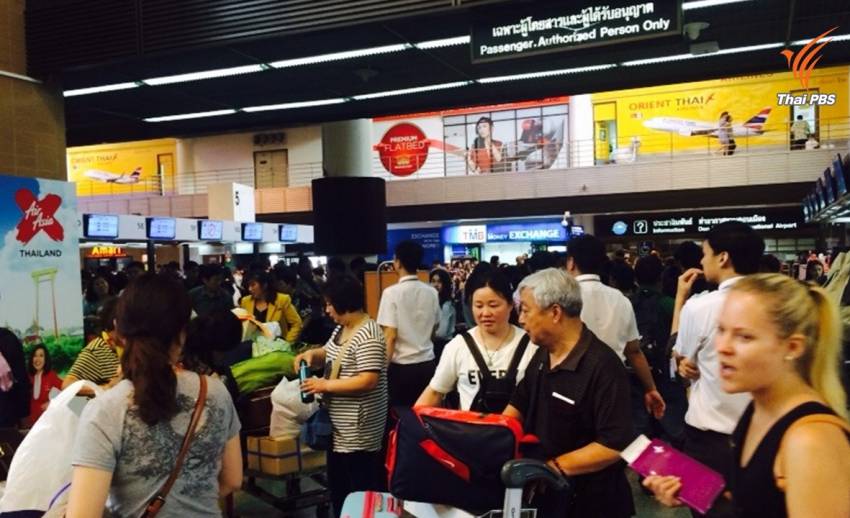 สนามบินดอนเมือง คาดวันสุดท้ายก่อนหยุดสงกรานต์ ผู้ใช้บริการเหยียบ 1 แสนคน 