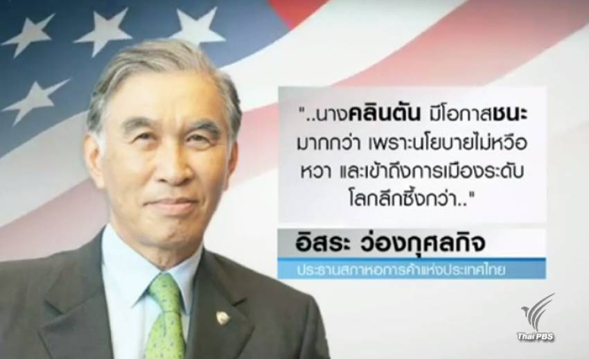 เปิดมุมมองนักธุรกิจไทยต่อว่าที่ผู้นำสหรัฐฯ 