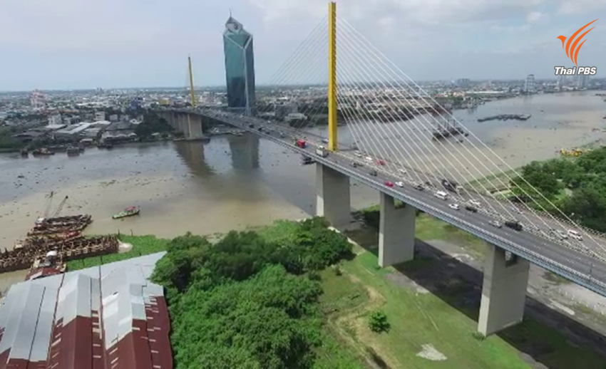 กทพ.โชว์ทดสอบสะพานพระราม 9 แห่งใหม่ รับแรงลม 400 กม./ชม.คาดสร้างปี '60 
