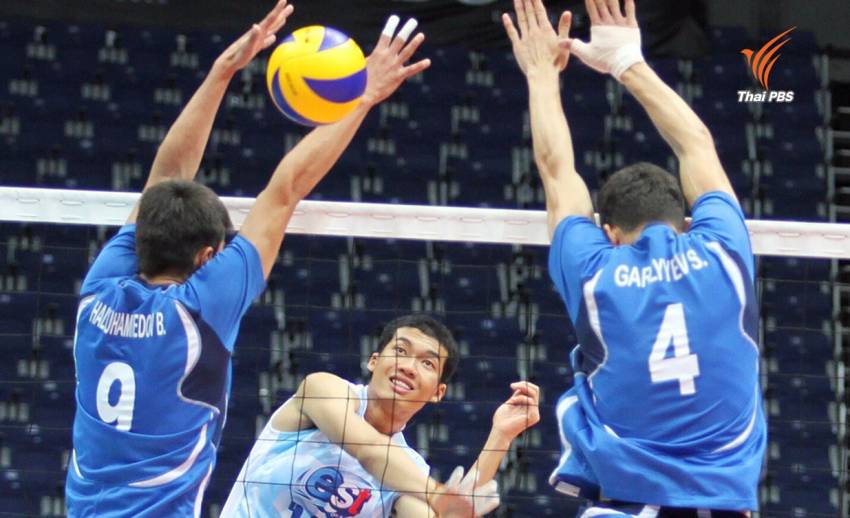 หนุ่มไทยชนะเติร์กเมนิสถาน 3-0 จบที่ 5 ศึกตบยู 20 ชิงแชมป์เอเชีย