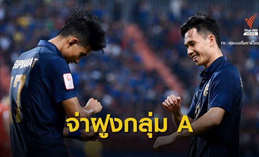 ทีมชาติไทย ถล่ม บาห์เรน 5-0 นำจ่าฝูงกลุ่ม A ศึก U -23 ชิงแชมป์เอเชีย