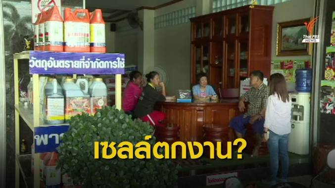 ตัวแทนจำหน่ายสารเคมีเกษตร หวั่นตกงาน เกษตรกรไม่กล้าซื้อ