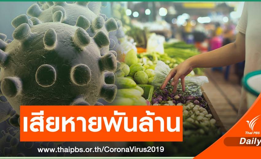 พิษ COVID-19 ประเมินเศรษฐกิจไทยเสียหายวันละ 2,000 ล้านบาท