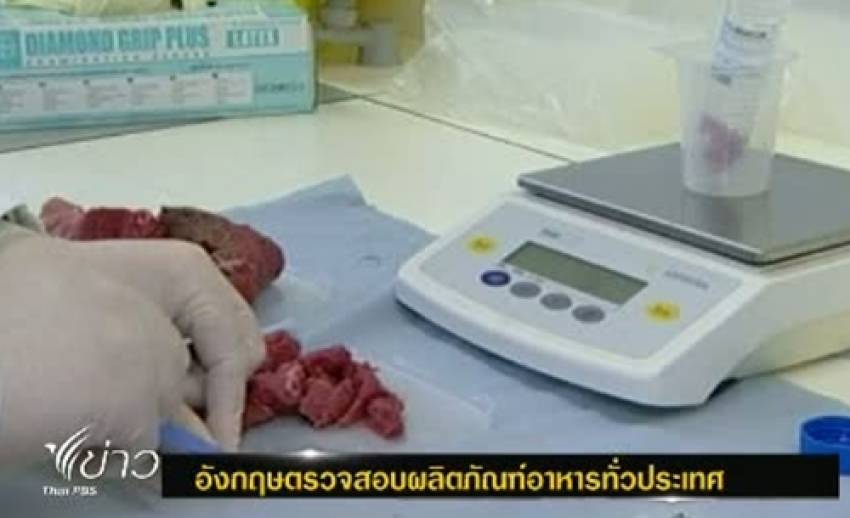 นักวิทยาศาสตร์อังกฤษตรวจสอบผลิตภัณฑ์อาหารทั่วประเทศ ว่ายังมีการปนเนื้อม้าหรือไม่
