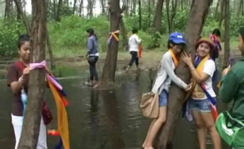 เครือข่ายพลเมืองสงขลาฯ จัดกิจกรรมกอดต้นสน รับขวัญวันปีใหม่