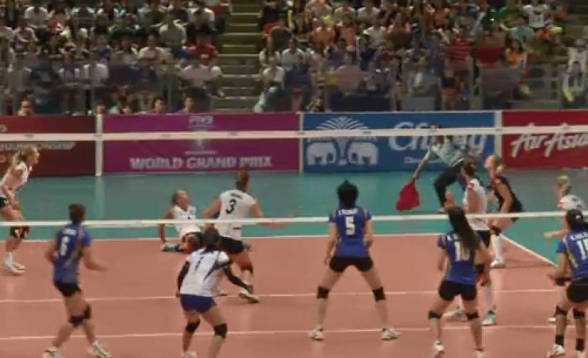 วอลเลย์สาวทีมชาติไทย แพ้เยอรมัน 3 เซตรวด ศึกวอลเลย์บอลเวิลด์ กรังด์ปรีซ์