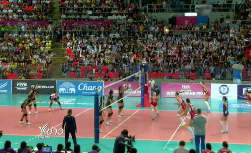วอลเลย์บอลหญิงทีมชาติไทยแพ้"รัสเซีย" 2-3 เซต ส่งท้ายศึกเวิลด์กรังด์ปรีซ์