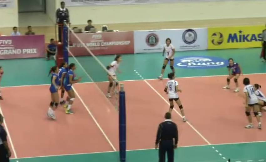 วอลเลย์บอลยุวชนหญิงชาติไทย คว้าชัยชนะนัดที่สอง ศึกชิงแชมป์โลก