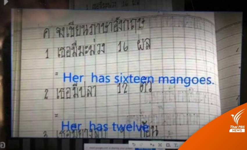 ผู้ปกครองกังขา ครูสอนภาษาอังกฤษ "Her has sixteen mangoes"