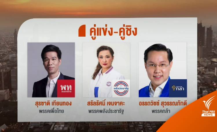 "Surachat-Saranrat-Athawit" 3 pairs of MPs, District 9, Bangkok thumbnail