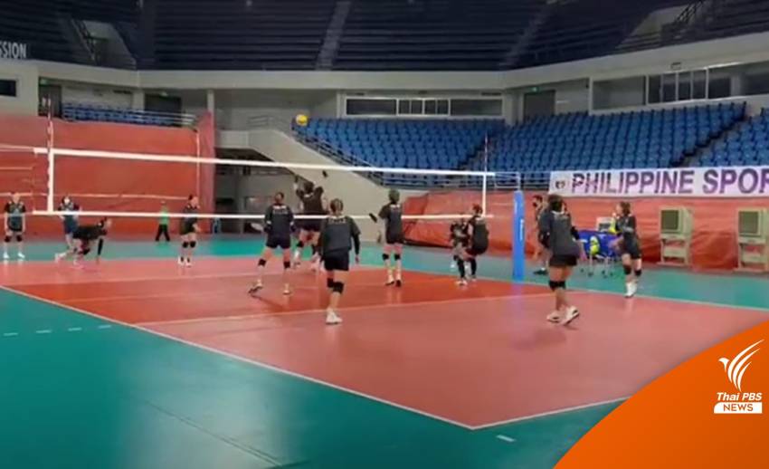 นักตบสาวไทยซ้อม ก่อนดวลสหรัฐฯ เบอร์ 1 โลก พรุ่งนี้