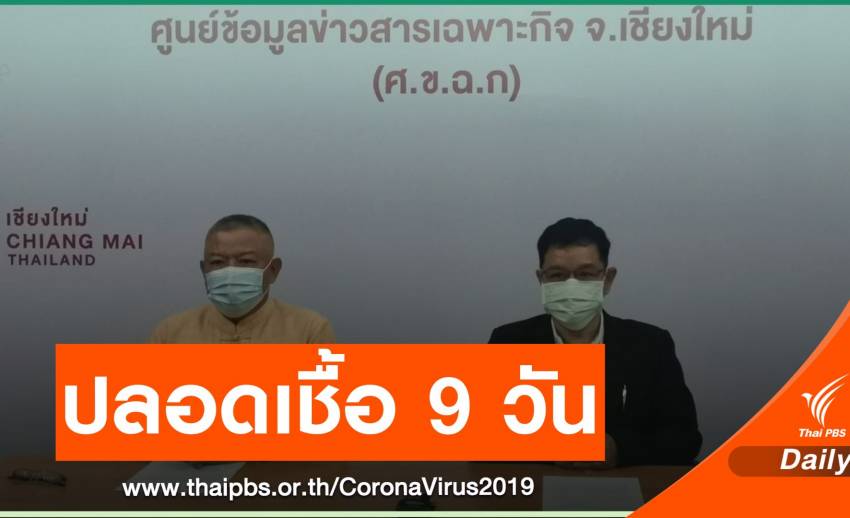 ข่าวดี ! "เชียงใหม่" ไม่พบผู้ติดเชื้อโควิด 9 วันแล้ว