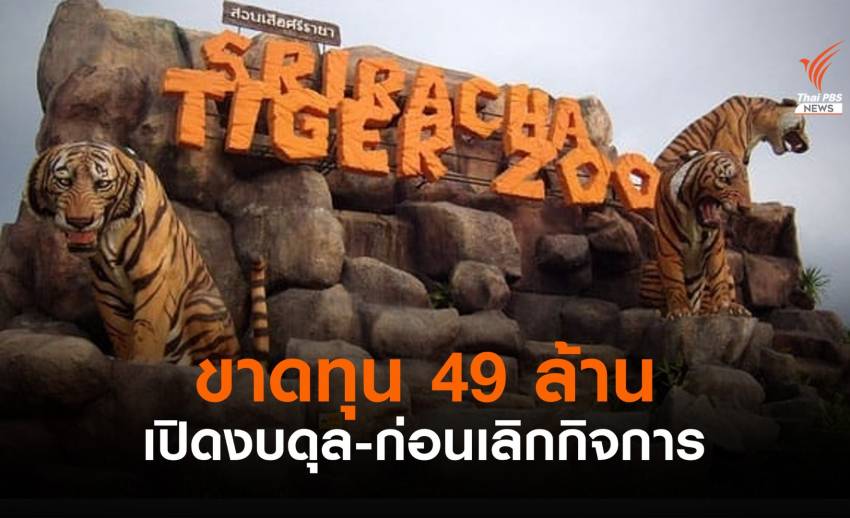 “สวนเสือศรีราชา” แจ้งขาดทุนกว่า 49 ล้าน ก่อนขอเลิกกิจการ