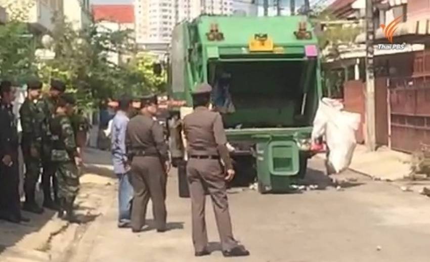 ตร.ค้นบ้านต้องสงสัยเหตุระเบิดย่านบางนา พบมีด-ปืน ยันไม่ใช่การสร้างสถานการณ์