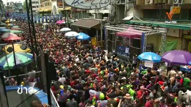 สงกรานต์ถนนข้าวสารคึกคัก-นักท่องเที่ยวเต็มพื้นที่