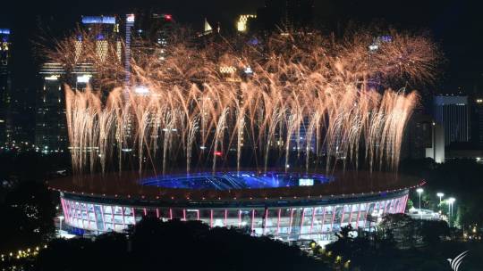 พิธีเปิดเอเชียนเกมส์ 2018 ที่ประเทศอินโดนีเซีย