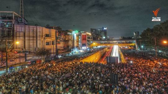 การชุมนุมบริเวณแยกเกษตร 19 ตุลา