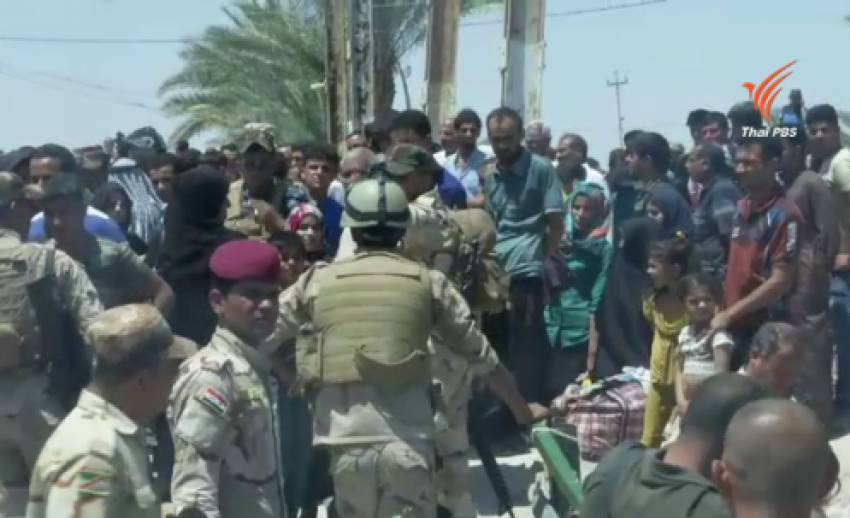 ชาวอิรักในเมืองรามาดีอพยพหนีกลุ่มไอเอส