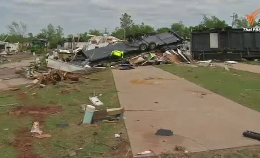 พายุทอร์นาโด 2 ลูกพัดถล่มรัฐเท็กซัส พบผู้เสียชีวิต 1 คน บาดเจ็บจำนวนมาก