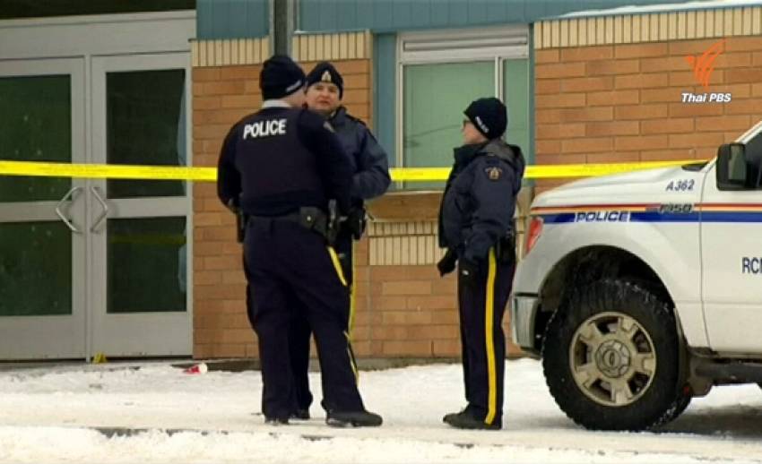 มือปืนบุกกราดยิงในโรงเรียนที่แคนาดาเสียชีวิต 4 คน เจ็บ 7 