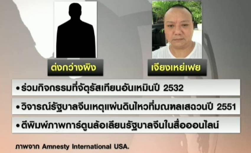  รู้จัก 2 นักเคลื่อนไหวชาวจีนที่ทำให้สหรัฐฯ "แสดงความผิดหวัง" ต่อไทย
