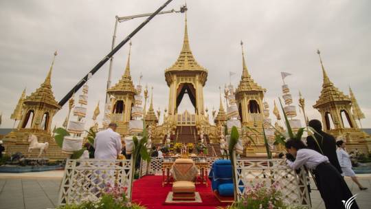 พิธีบวงสรวงรื้อถอนพระเมรุมาศ รัชกาลที่ 9