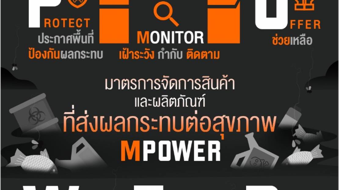 Infographics เส้นทางแบนสารเคมี