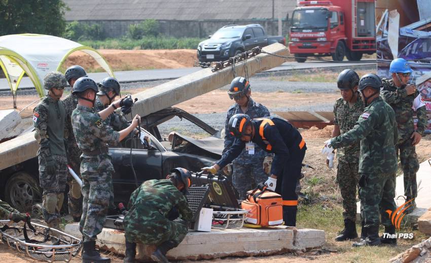 ฝึกซ้อมเสมือนจริง "ช่วยชีวิต" ผู้ประสบภัยแผ่นดินไหว