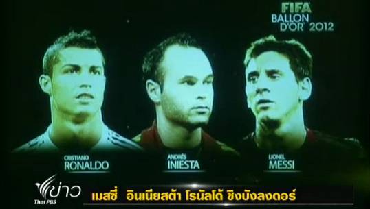 “เมสซี่-อินเนียสต้า-โรนัลโด้” เข้าชิงบังลงดอร์