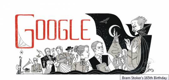 กูเกิลรำลึก 165 ปี "บราม สโตกเกอร์" เจ้าของผลงาน "แดรกคิวลา"